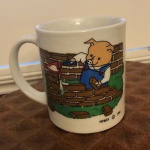 Vintage 1992 masonry PIG mug